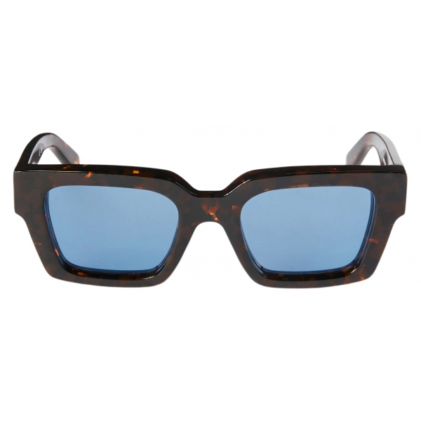 Off-White - Occhiali da Sole Virgil - Havana Blu - Luxury - Off-White Eyewear
