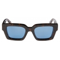 Off-White - Occhiali da Sole Virgil - Havana Blu - Luxury - Off-White Eyewear