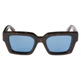 Off-White - Occhiali da Sole Virgil - Havana Blu - Luxury - Off-White Eyewear