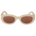 Off-White - Occhiali da Sole Palmer - Beige Marrone - Luxury - Off-White Eyewear