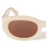 Off-White - Occhiali da Sole Palmer - Beige Marrone - Luxury - Off-White Eyewear