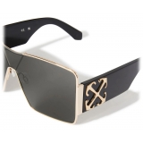 Off-White - Aspen Sunglasses - Gold Dark Grey - Luxury - Off-White Eyewear