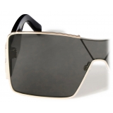 Off-White - Aspen Sunglasses - Gold Dark Grey - Luxury - Off-White Eyewear