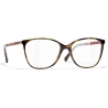 Chanel - Occhiali da Vista Quadrata - Tartaruga - Chanel Eyewear
