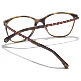 Chanel - Square Eyeglasses - Tortoise - Chanel Eyewear