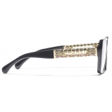 Chanel - Occhiali Quadrati con Filtro Luce Blu - Grigio Scuro - Chanel Eyewear
