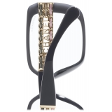 Chanel - Occhiali Quadrati con Filtro Luce Blu - Grigio Scuro - Chanel Eyewear