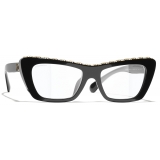 Chanel - Occhiali a Farfalla con Filtro Luce Blu - Nero - Chanel Eyewear