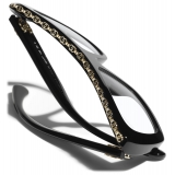 Chanel - Occhiali a Farfalla con Filtro Luce Blu - Nero - Chanel Eyewear