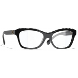 Chanel - Occhiali a Farfalla con Filtro Luce Blu - Nero - Chanel Eyewear