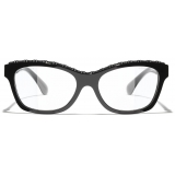 Chanel - Occhiali a Farfalla con Filtro Luce Blu - Nero - Chanel Eyewear
