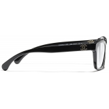 Chanel - Occhiali a Farfalla con Filtro Luce Blu - Nero - Chanel Eyewear