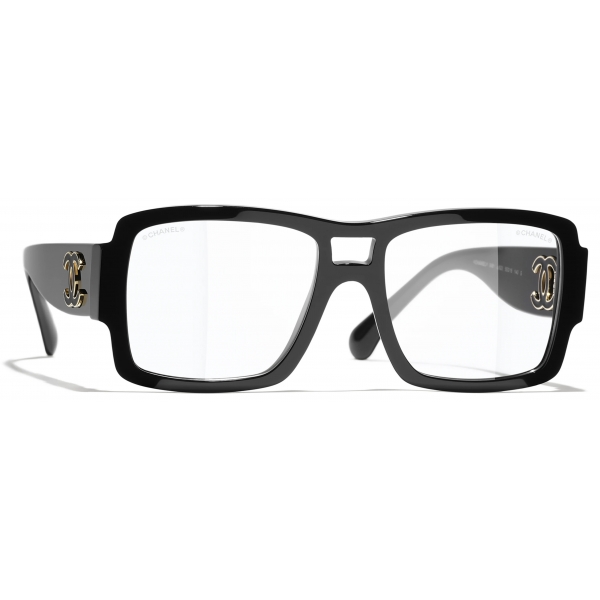 Chanel - Occhiali Pilota con Filtro Luce Blu - Nero - Chanel Eyewear