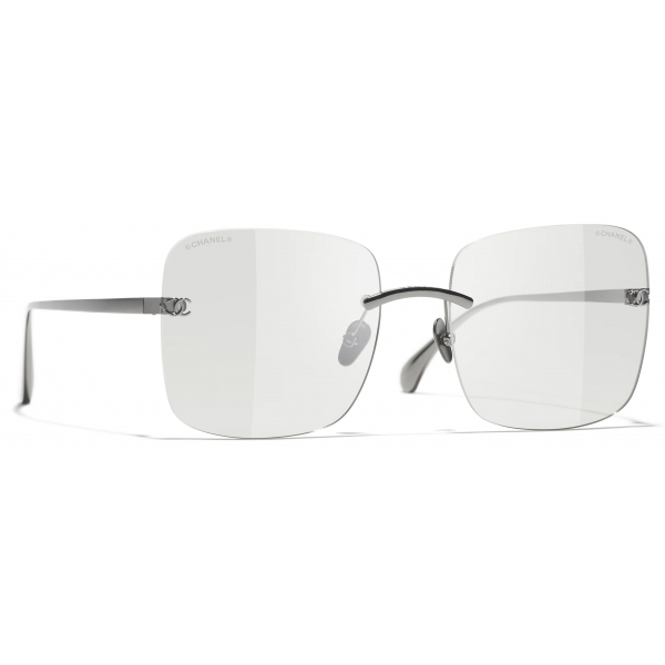 Chanel - Occhiali Quadrati con Filtro Luce Blu - Nero - Chanel Eyewear