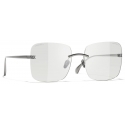 Chanel - Occhiali Quadrati con Filtro Luce Blu - Nero - Chanel Eyewear