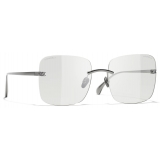 Chanel - Occhiali Quadrati con Filtro Luce Blu - Nero - Chanel Eyewear
