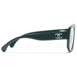 Chanel - Occhiali a Farfalla con Filtro Luce Blu - Verde - Chanel Eyewear