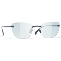Chanel - Occhiali Cat-Eye con Filtro Luce Blu - Blu - Chanel Eyewear