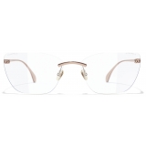 Chanel - Occhiali Cat-Eye con Filtro Luce Blu - Rosa Oro - Chanel Eyewear