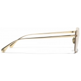 Chanel - Occhiali Cat-Eye con Filtro Luce Blu - Oro Chiaro - Chanel Eyewear