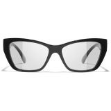 Chanel - Occhiali Cat-Eye con Filtro Luce Blu - Nero - Chanel Eyewear