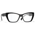 Chanel - Occhiali Cat-Eye con Filtro Luce Blu - Nero - Chanel Eyewear