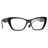 Chanel - Cat-Eye Blue Light Glasses - Black - Chanel Eyewear