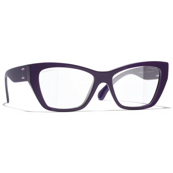 Chanel - Occhiali Cat-Eye con Filtro Luce Blu - Viola - Chanel Eyewear