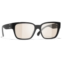 Chanel - Occhiali Quadrati con Filtro Luce Blu - Nero - Chanel Eyewear
