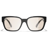Chanel - Occhiali Quadrati con Filtro Luce Blu - Nero - Chanel Eyewear