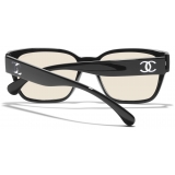 Chanel - Occhiali Quadrati con Filtro Luce Blu - Nero - Chanel Eyewear