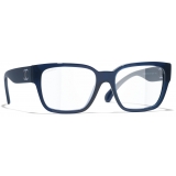 Chanel - Occhiali Quadrati con Filtro Luce Blu - Blu - Chanel Eyewear