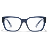 Chanel - Occhiali Quadrati con Filtro Luce Blu - Blu - Chanel Eyewear
