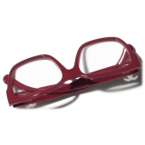 Chanel - Occhiali Quadrati con Filtro Luce Blu - Rosso - Chanel Eyewear