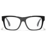 Chanel - Occhiali Quadrati con Filtro Luce Blu - Nero - Chanel Eyewear