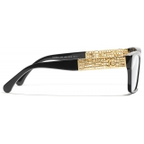 Chanel - Occhiali Quadrati con Filtro Luce Blu - Nero - Chanel Eyewear