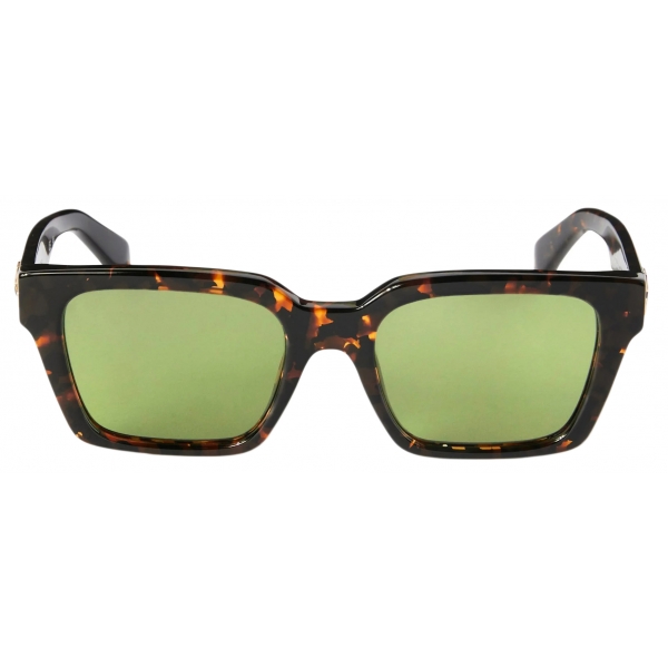 Off-White - Occhiali da Sole Branson - Marrone Havana Verde - Luxury - Off-White Eyewear