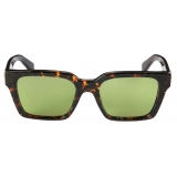 Off-White - Branson Sunglasses - Brown Havana Green - Luxury - Off-White Eyewear