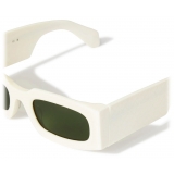 Off-White - Occhiali da Sole Cary - Bianco Verde - Luxury - Off-White Eyewear