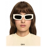 Off-White - Occhiali da Sole Cary - Bianco Verde - Luxury - Off-White Eyewear