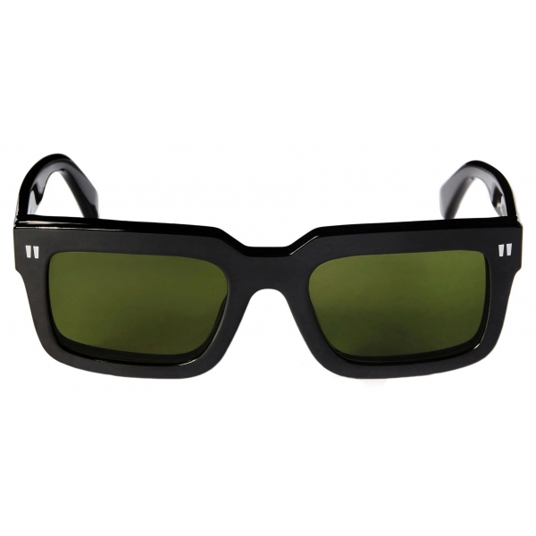 Off-White - Occhiali da Sole Clip-On 2 - Nero Verde - Luxury - Off-White Eyewear