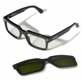 Off-White - Clip-On 2 Sunglasses - Black Green - Luxury - Off-White Eyewear