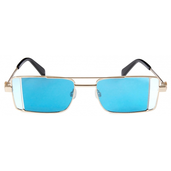 Off-White - Cortez Sunglasses - Gold Blue - Luxury - Off-White Eyewear
