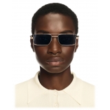 Off-White - Occhiali da Sole Cortez - Oro/Blu - Luxury - Off-White Eyewear