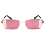 Off-White - Cortez Sunglasses - Gold Bordeaux - Luxury - Off-White Eyewear