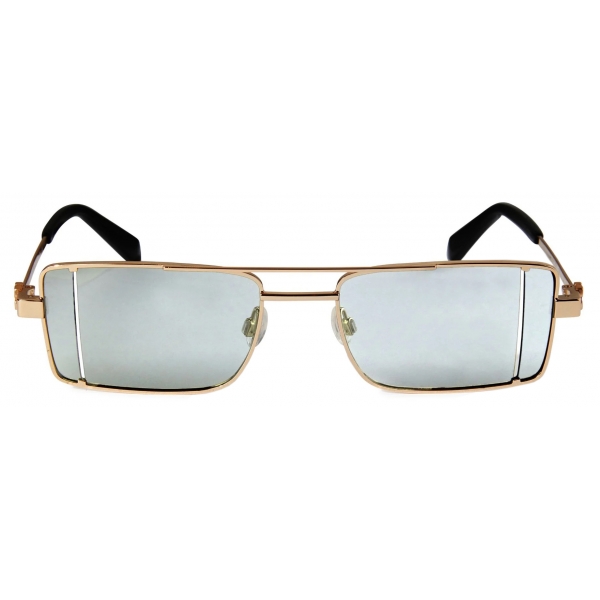 Off-White - Cortez Sunglasses - Gold Dark Grey - Luxury - Off-White Eyewear