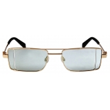Off-White - Occhiali da Sole Cortez - Oro Grigio Scuro - Luxury - Off-White Eyewear