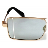 Off-White - Cortez Sunglasses - Gold Dark Grey - Luxury - Off-White Eyewear