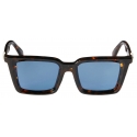 Off-White - Dalton Sunglasses - Brown Havana/Blue - Luxury - Off-White Eyewear