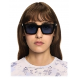 Off-White - Dalton Sunglasses - Brown Havana/Blue - Luxury - Off-White Eyewear